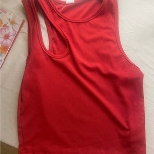 Red Amazon Cropped Tank Top!